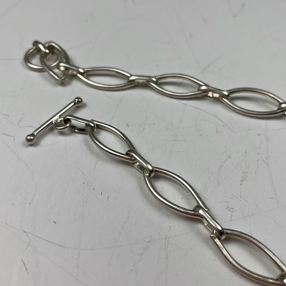 Silver heavy 90kg ,pearl quartz crystal and opalite glass necklace. Hand made - Picture 5 of 7